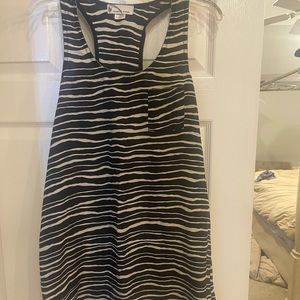 Imaginary Voyage Black & White Cover Up Or Top